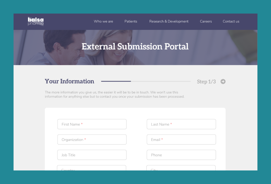 External Submission Portal