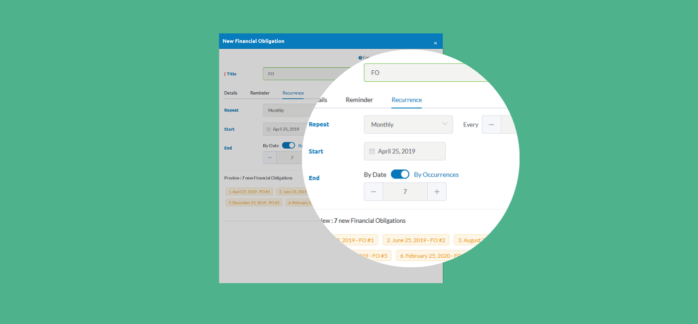 Manage Recurring Obligations Easily