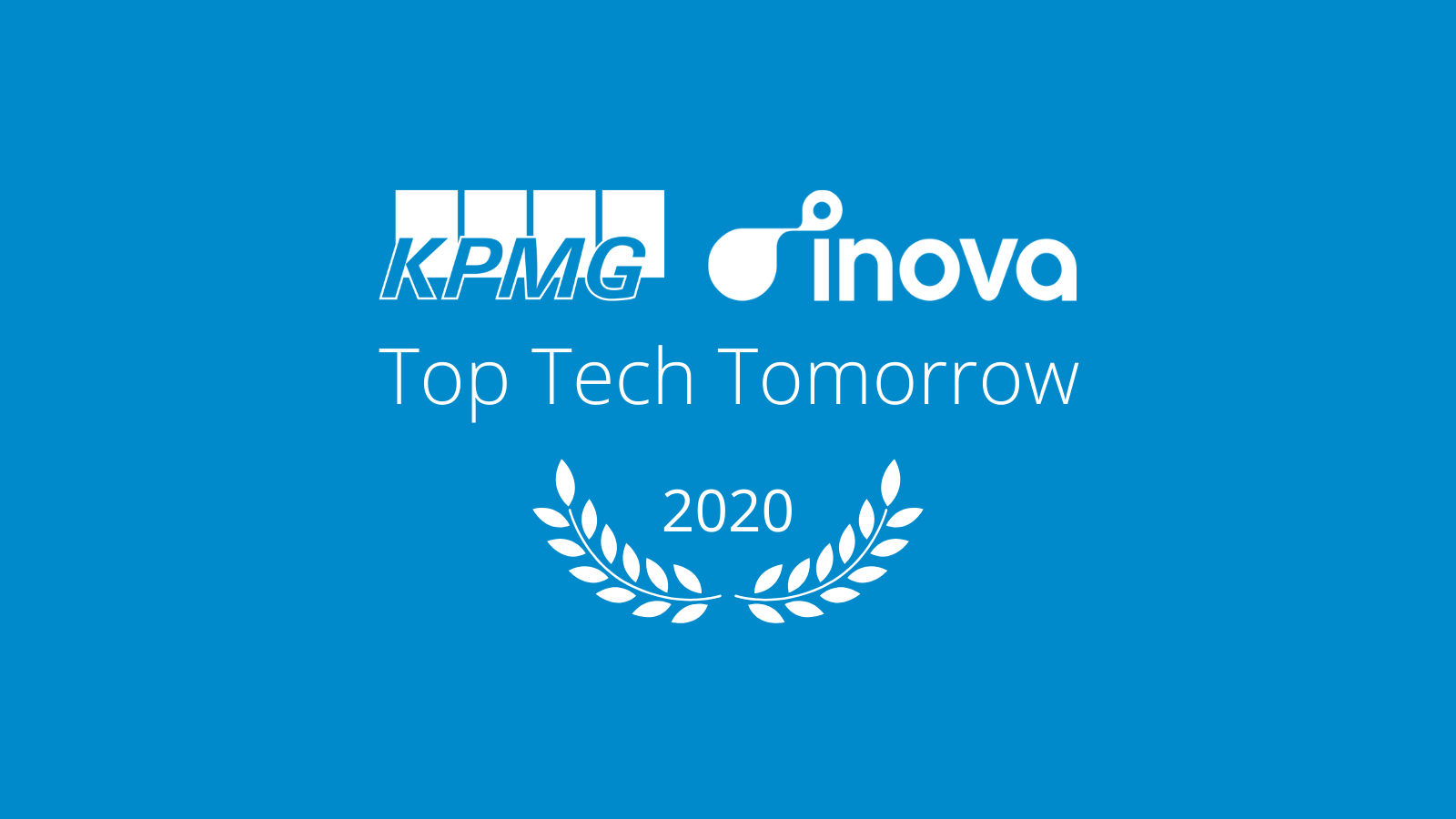 Inova is a KPMG Top Tech Tomorrow Laureate